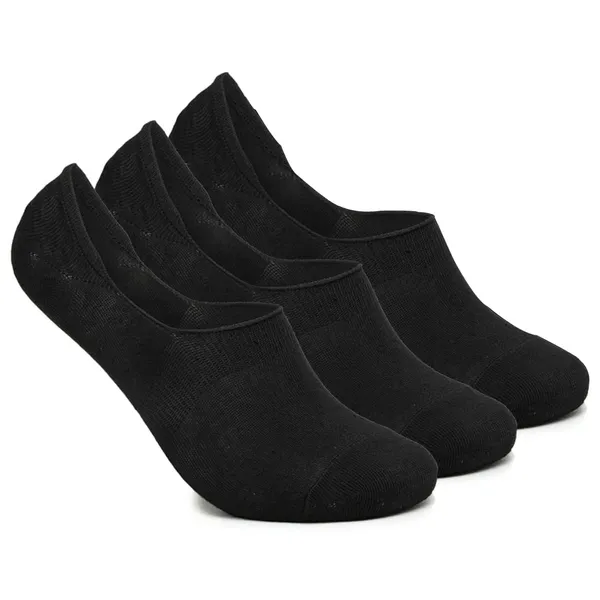Black_No_Show_Low_Cut_Loafer_Unisex_Socks_For_Men_&_Women_With_Combed_Cotton_For_Sports,_Running_&_Hiking_(Pack_Of_3)