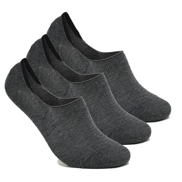 Dark_Grey_No_Show_Low_Cut_Loafer_Unisex_Socks_For_Men_&_Women_(Pack_Of_3)