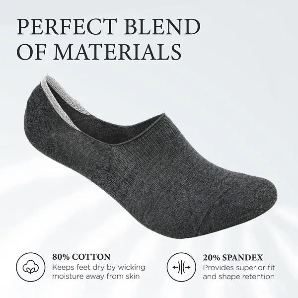Dark_Grey_No_Show_Low_Cut_Loafer_Unisex_Socks_For_Men_&_Women_(Pack_Of_3)