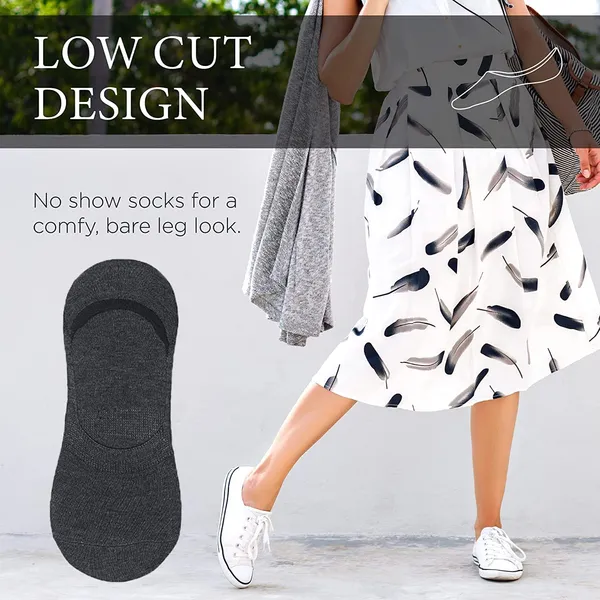 Multicolor_Anti-Slip_No_Show_Low_Cut_Loafer_Socks_For_Men_&_Women_(Pack_Of_10)