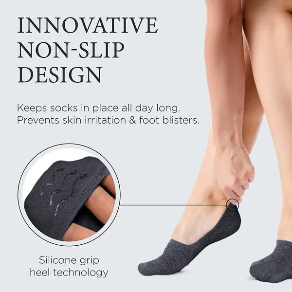 Multicolor_Anti-Slip_No_Show_Low_Cut_Loafer_Socks_For_Men_&_Women_(Pack_Of_10)