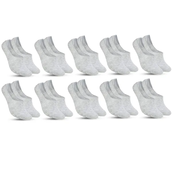 Multicolor_Anti-Slip_No_Show_Low_Cut_Loafer_Socks_For_Men_&_Women_(Pack_Of_10)