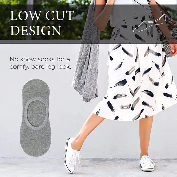 Multicolor_Anti-Slip_No_Show_Low_Cut_Loafer_Socks_For_Men_&_Women_(Pack_Of_10)