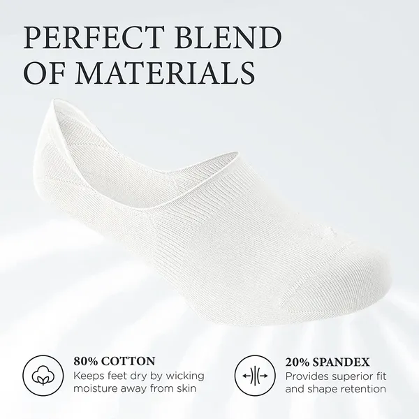 White_Anti-Slip_No_Show_Low_Cut_Loafer_Socks_For_Men_&_Women_(Pack_Of_3)