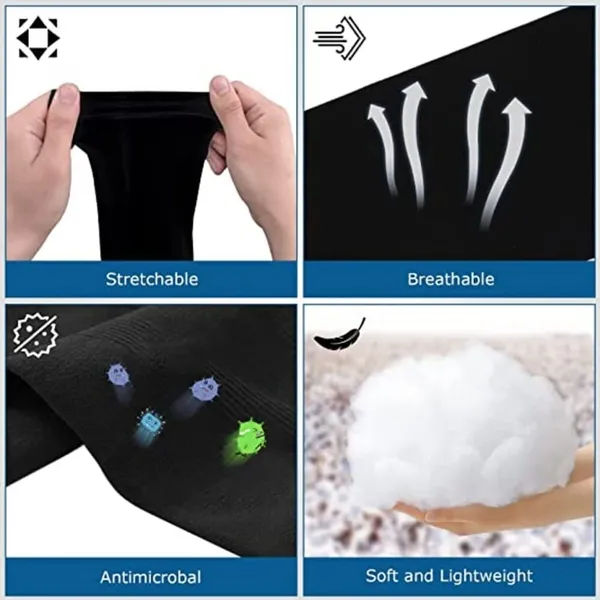 Black_Uv_Protection_Hand_Sleeves_With_Thumb_Hole_Arm_Sleeves_For_Unisex_(Pack_Of_10)