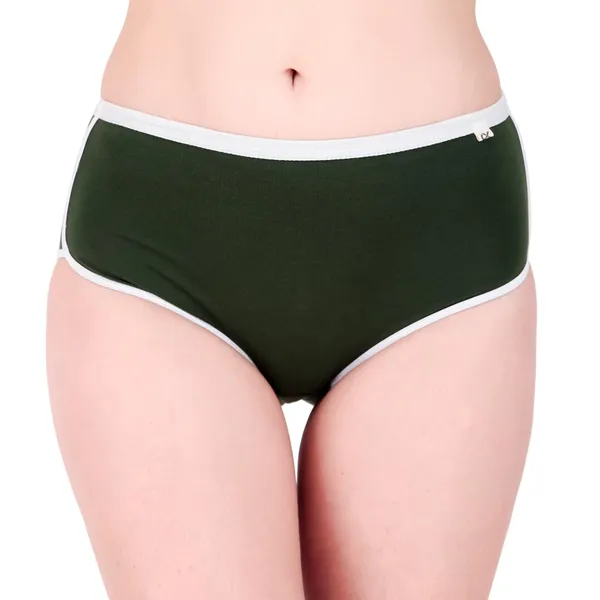 Lima_Women�s_Mid-Waist_Yoga_Shorts_�_Breathable,_Stretch_Cotton_Boyshort_Panties_Designed_for_All-Day_Comfort,_Made_with_Cotton_Blend_|_Soft,Pack_of_1_(Green_XL)