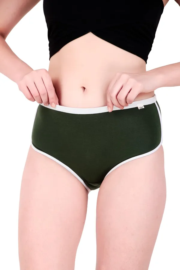 Lima_Women's_Mid-Waist_Yoga_Shorts_�_Breathable,_Stretch_Cotton_Boy_short_Panties_Designed_for_All-Day_Comfort,_Made_with_Cotton_Blend_|_Soft,_Pack_of_4_(_Mustard,_Green,_Black,_Navy)