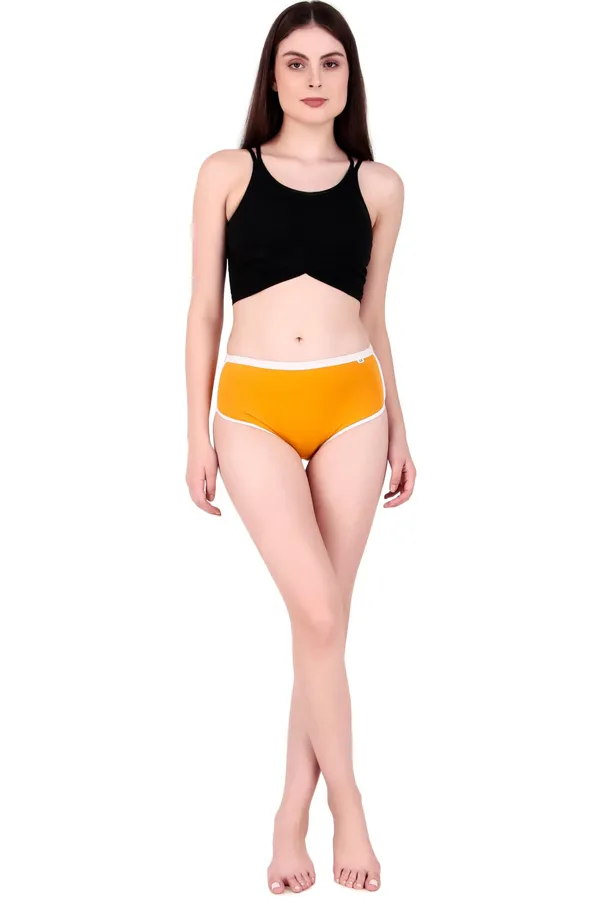 Lima_Women�s_Mid-Waist_Yoga_Shorts_�_Breathable,_Stretch_Cotton_Boyshort_Panties_Designed_for_All-Day_Comfort,_Made_with_Cotton_Blend_|_Soft,Pack_of_2_(Mastard_XL)