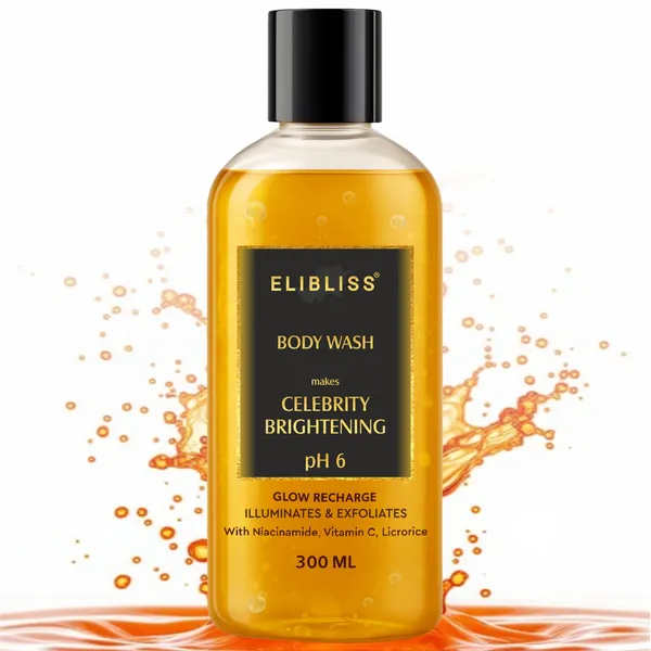 Elibliss_Celebrity_Brightening_Body_Wash_with_Niacinamide,_Vitamin_C_&_Licorice_|_Glow_Recharge_pH_6_Body_Cleanser_for_Radiant,_Even_Skin_300ml