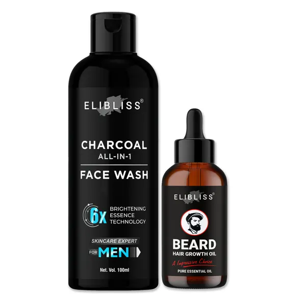Pack_of_2_Men’s_Grooming_Combo_–_Charcoal_Face_Wash_&_Beard_Growth_Oil_|_Deep_Cleanse_&_Nourish_Beard_Naturally_|_Clinically_Tested|_Cruelty Free_|_100%_Natural_Ingreduents