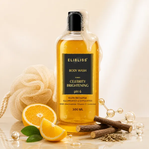Elibliss_Celebrity_Brightening_Body_Wash_with_Niacinamide,_Vitamin_C_&_Licorice_|_Glow_Recharge_pH_6_Body_Cleanser_for_Radiant,_Even_Skin_300ml