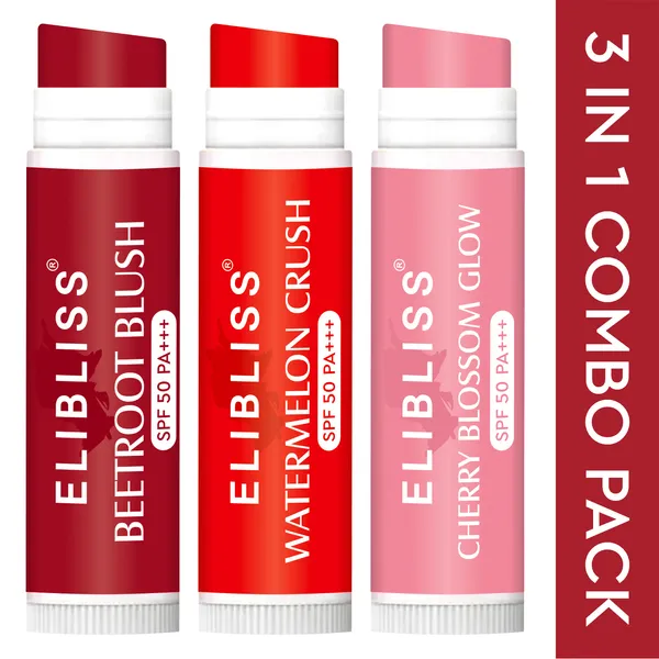 Elibliss_Lip_Balm_Trio_with_SPF_50+++_Beetroot,_Watermelon_&_Cherry_-_Natural_Tint_Combo