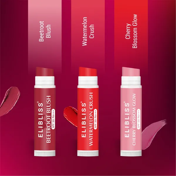 Elibliss_Lip_Balm_Trio_with_SPF_50+++_Beetroot,_Watermelon_&_Cherry_-_Natural_Tint_Combo
