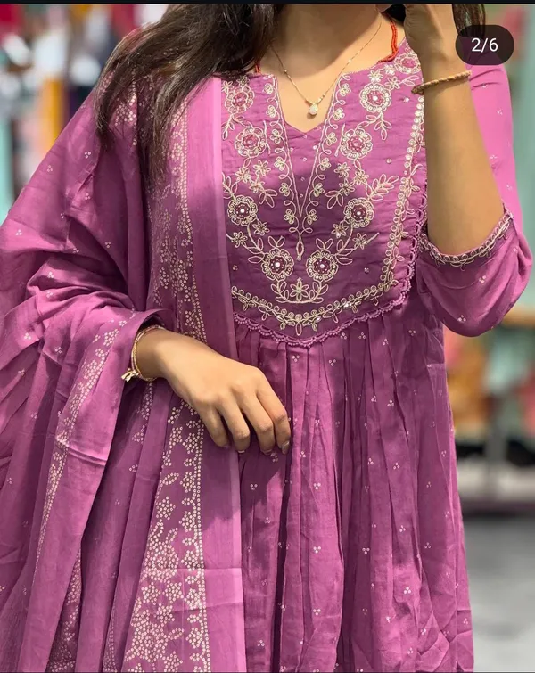Beautiful_Cotton_Anarkali_For_Women_And_Girls