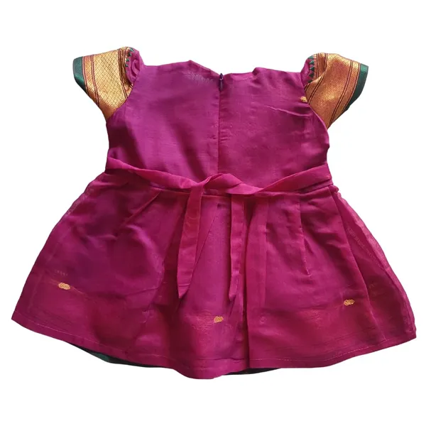 Purple_Acrylic_Cotton_Premium_&_Elegant_Frock_For_Girls