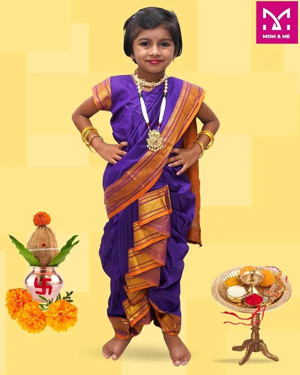 Blue_Belgaon_Silk_Premium_&_Elegant_Nauwari_Saree_For_Girls