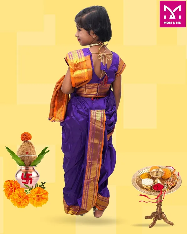Blue_Belgaon_Silk_Premium_&_Elegant_Nauwari_Saree_For_Girls