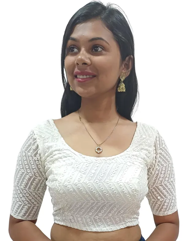 Off_White_Cotton_Premium_&_Elegant_Blouse_For_Women