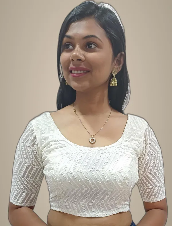 Off_White_Cotton_Premium_&_Elegant_Blouse_For_Women