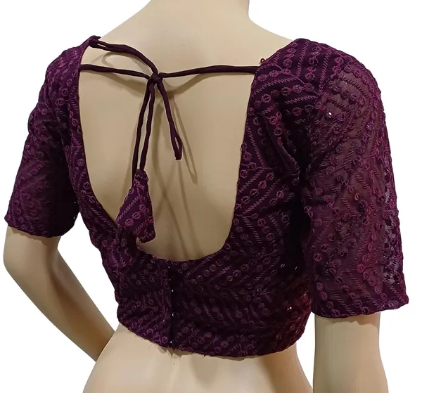 Wine_Cotton_Premium_&_Elegant_Blouse_For_Women