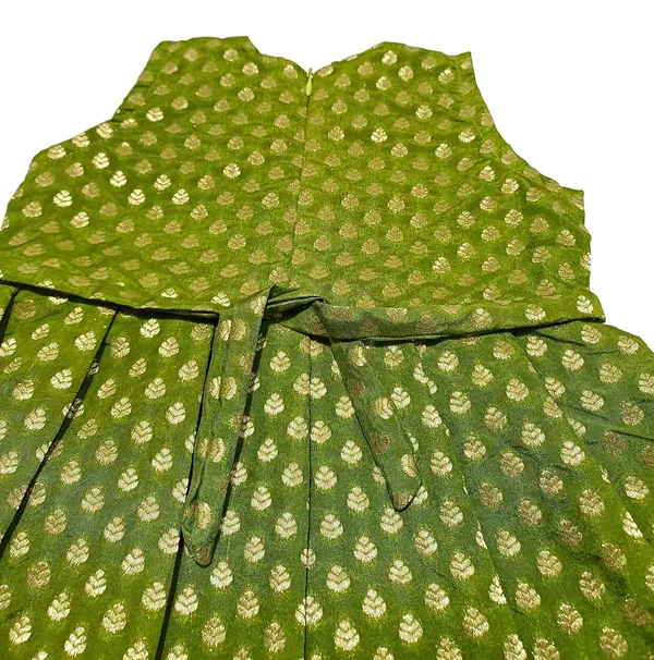 Mehendi_Broket_Premium_&_Elegant_Frock_For_Girls