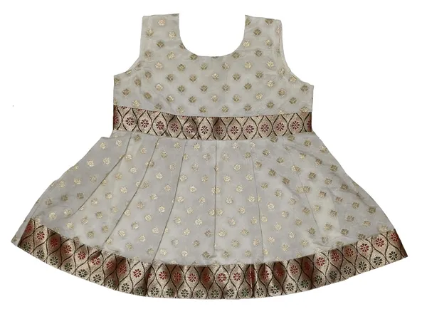 White_Broket_Premium_&_Elegant_Frock_For_Girls