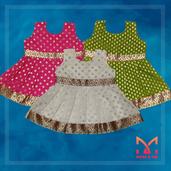 White_Broket_Premium_&_Elegant_Frock_For_Girls