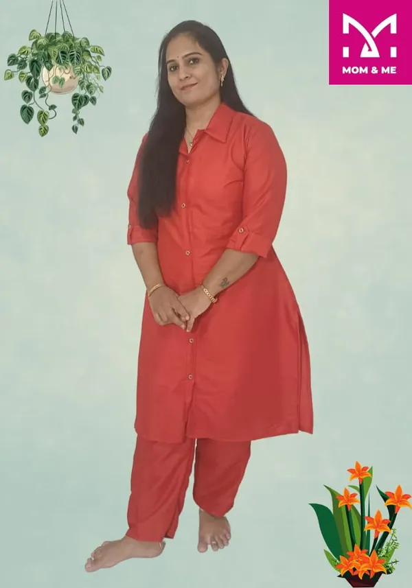 Red_Linen_Cotton_Premium_&_Elegant_Co-Ord_Set_For_Women
