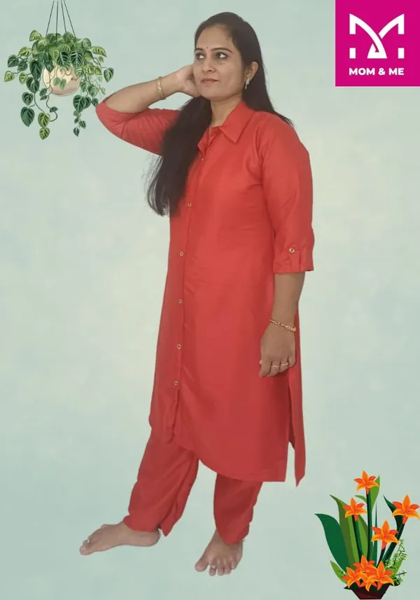 Red_Linen_Cotton_Premium_&_Elegant_Co-Ord_Set_For_Women