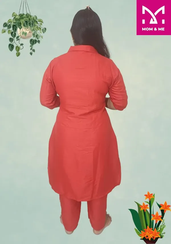 Red_Linen_Cotton_Premium_&_Elegant_Co-Ord_Set_For_Women