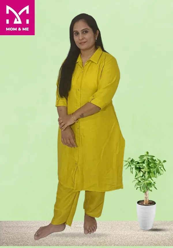 Yellow_Linen_Cotton_Premium_&_Elegant_Co-Ord_Set_For_Women