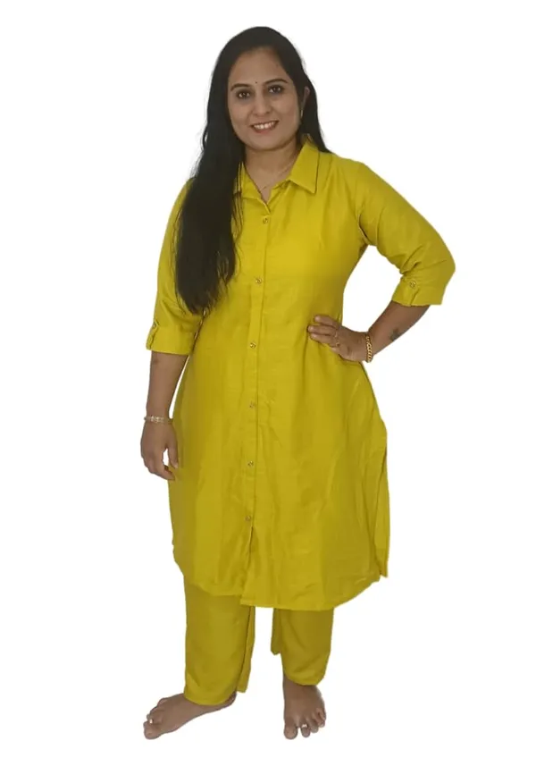 Yellow_Linen_Cotton_Premium_&_Elegant_Co-Ord_Set_For_Women