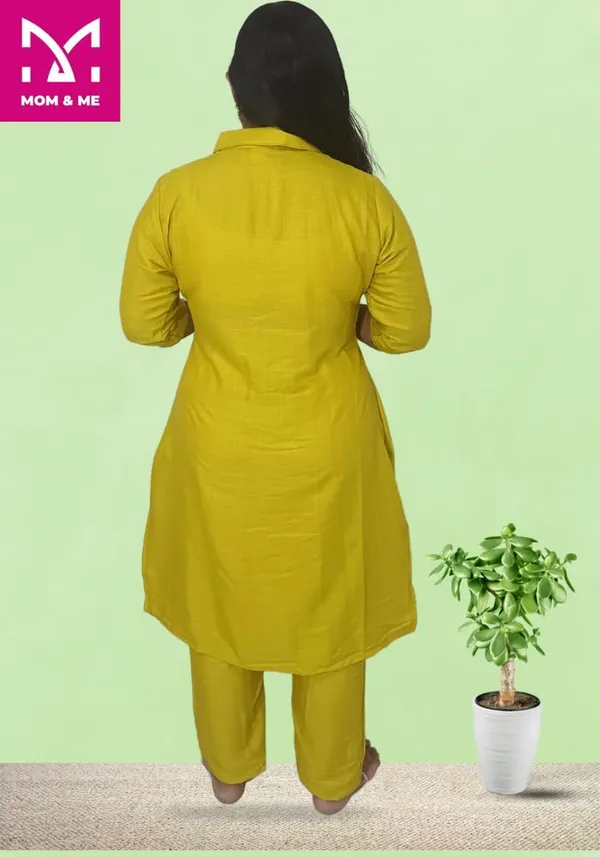 Yellow_Linen_Cotton_Premium_&_Elegant_Co-Ord_Set_For_Women