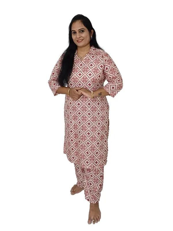 Pink_Cotton_Premium_&_Elegant_Co-Ord_Set_For_Women