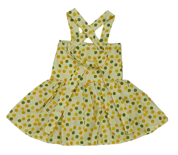 Lemon_Yellow_Cambric_Cotton_&_Polka_Dot_Premium_&_Elegant_Frock_For_Girls