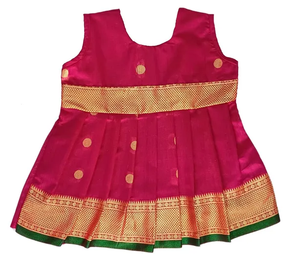 Pink_Cotton_Premium_&_Elegant_Frock_For_Girls