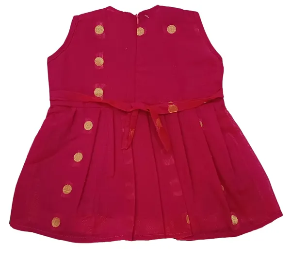 Pink_Cotton_Premium_&_Elegant_Frock_For_Girls