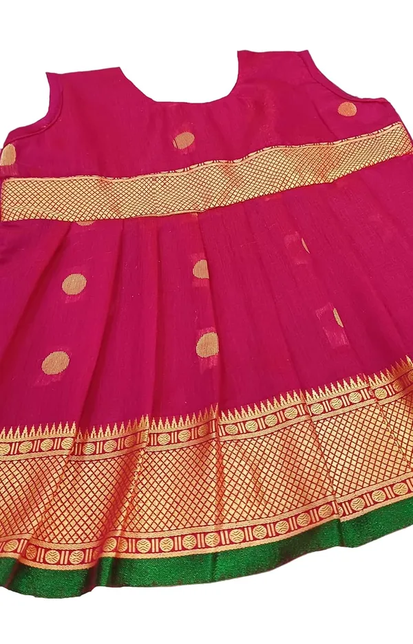 Pink_Cotton_Premium_&_Elegant_Frock_For_Girls