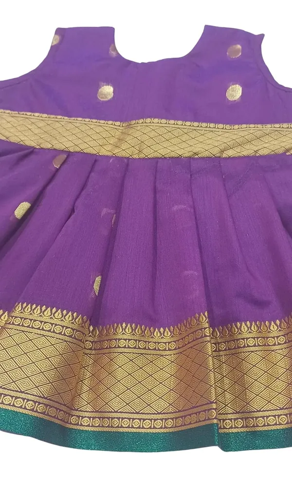 Purple_Cotton_Silk_Premium_&_Elegant_Frock_For_Girls