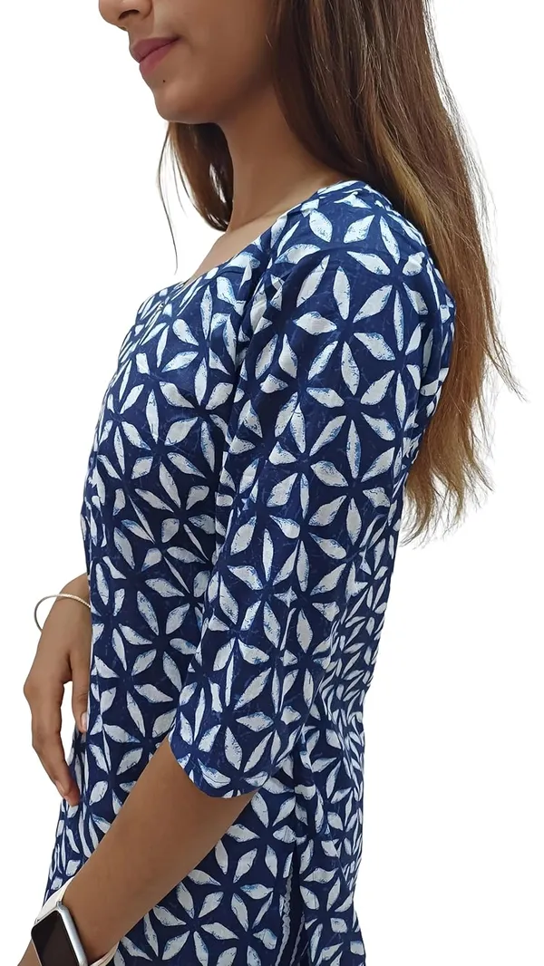 Navy_Blue_Pure_Cotton_Premium_&_Elegant_Kurta_With_Pant_Set_For_Women_(Pack_Of_2)