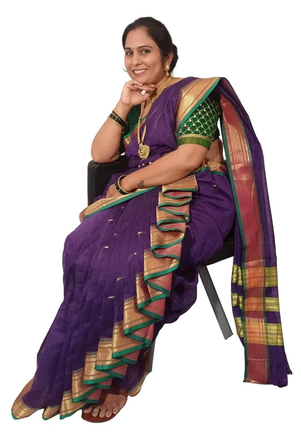 Blue_Acrylic_Pure_Cotton_Premium_&_Elegant_Mastani_Nauwari_Saree_With_Blouse_Piece_For_Women