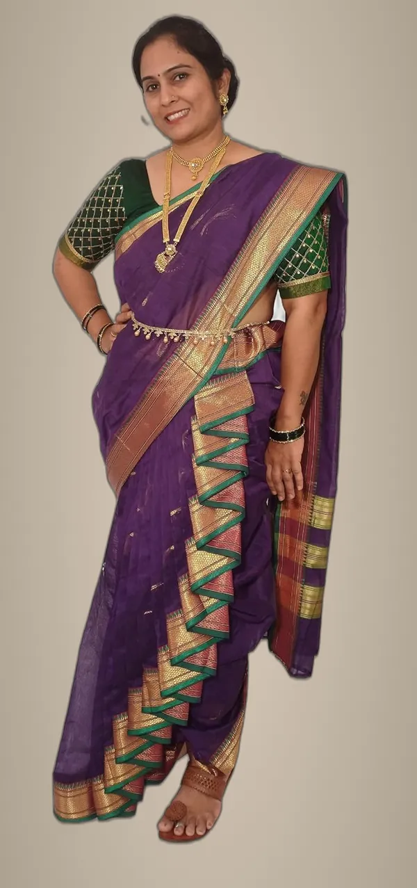 Blue_Acrylic_Pure_Cotton_Premium_&_Elegant_Mastani_Nauwari_Saree_With_Blouse_Piece_For_Women