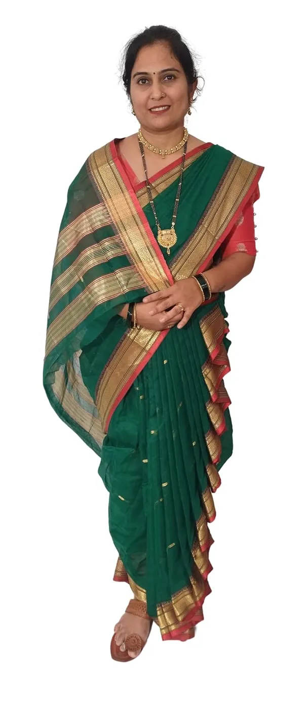 Green_Acrylic_Pure_Cotton_Premium_&_Elegant_Mastani_Nauwari_Saree_With_Blouse_Piece_For_Women