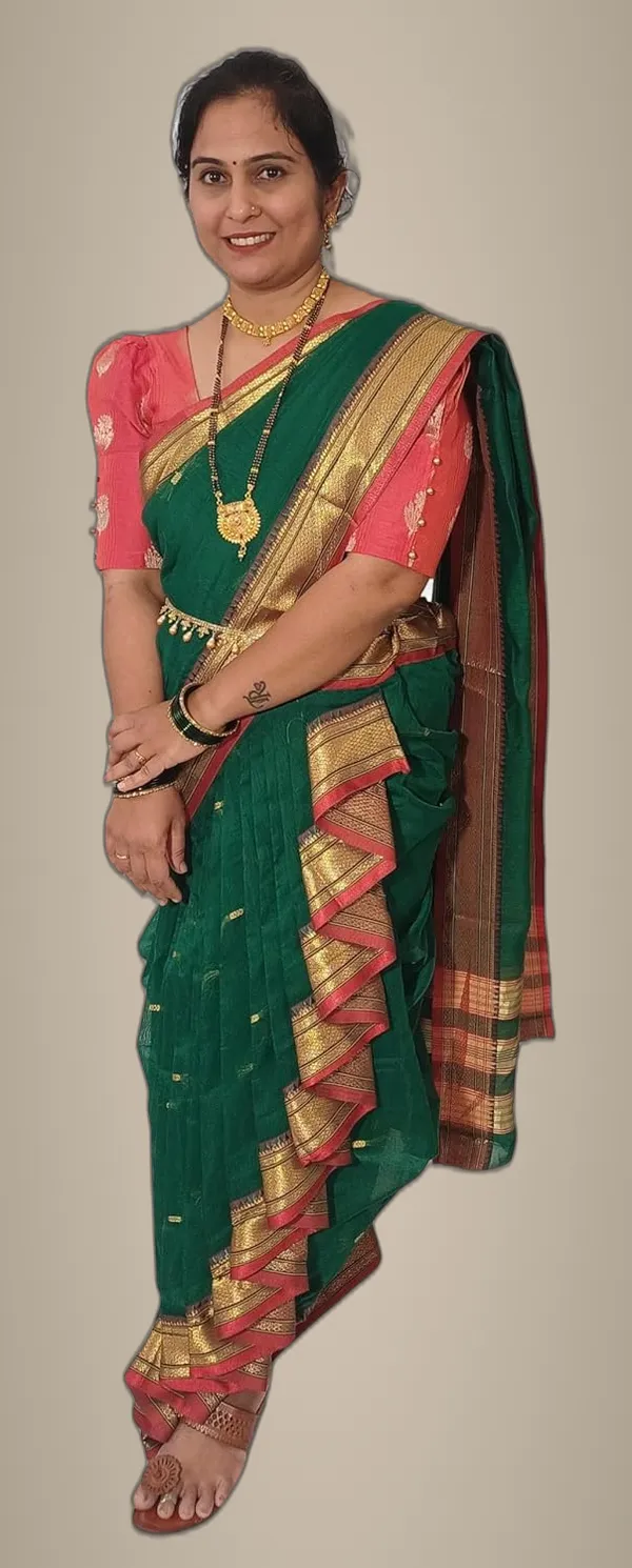 Green_Acrylic_Pure_Cotton_Premium_&_Elegant_Mastani_Nauwari_Saree_With_Blouse_Piece_For_Women