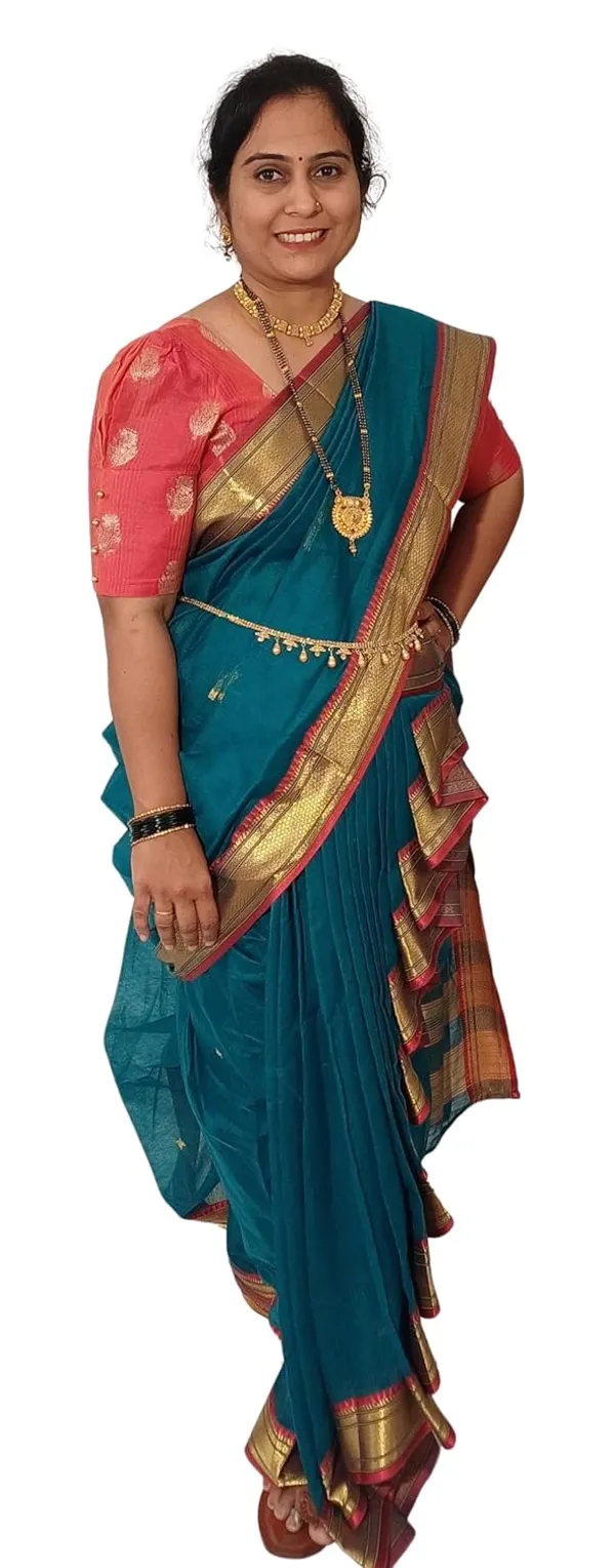 Morpankhi_Acrylic_Pure_Cotton_Premium_&_Elegant_Mastani_Nauwari_Saree_With_Blouse_Piece_For_Women