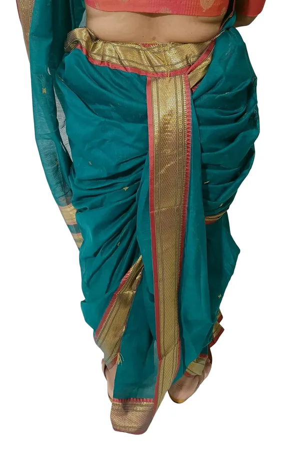 Morpankhi_Acrylic_Pure_Cotton_Premium_&_Elegant_Mastani_Nauwari_Saree_With_Blouse_Piece_For_Women