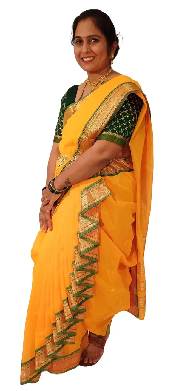 Yellow_Acrylic_Pure_Cotton_Premium_&_Elegant_Mastani_Nauwari_Saree_With_Blouse_Piece_For_Women