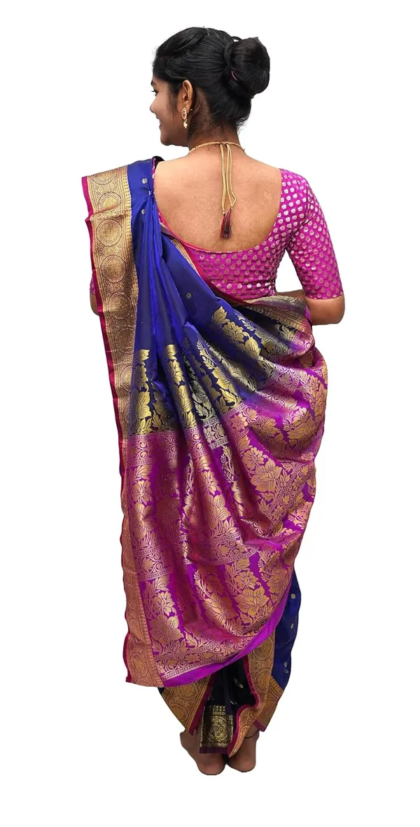 Navy_Blue_Pure_Satin_Premium_&_Elegant_Shahi_Mastani_Nauwari_Saree_With_Blouse_Piece_For_Women
