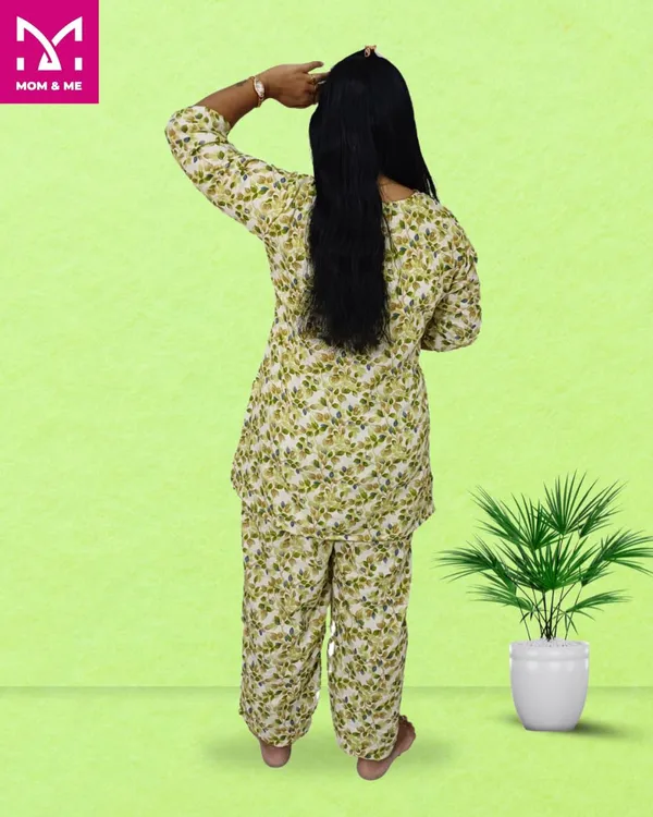 Green_Cotton_Premium_&_Elegant_Kurta_&_Pyjama_Co-Ord_Set_For_Women