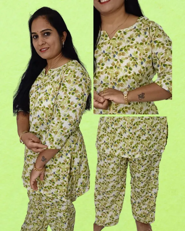 Green_Cotton_Premium_&_Elegant_Kurta_&_Pyjama_Co-Ord_Set_For_Women
